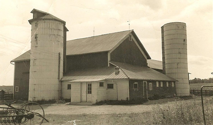 Our family farm years ago.